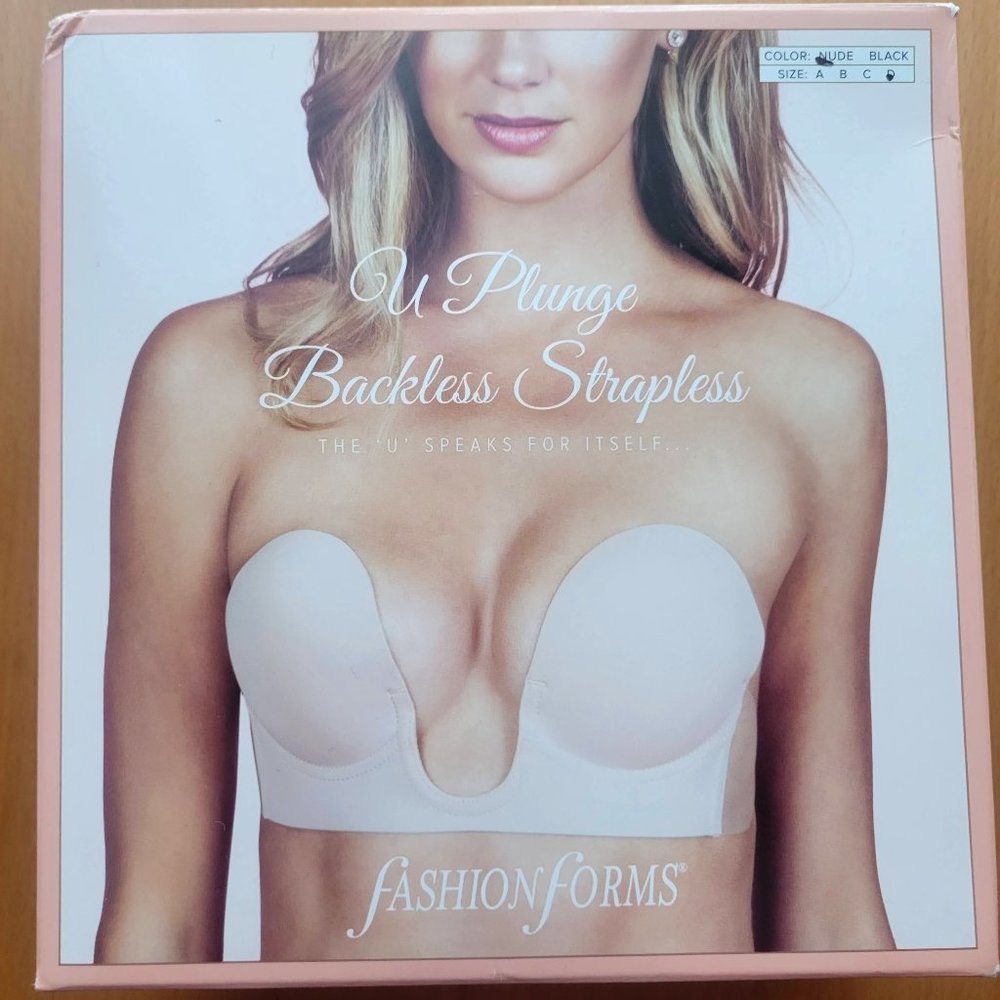 U Plunge Backless Strapless Bra (D)
